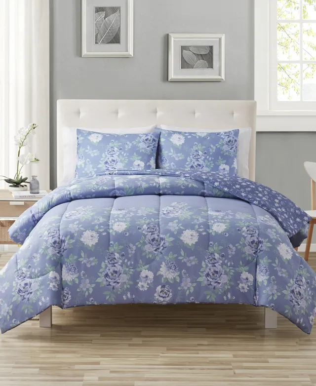 Pem America Manilla Floral 3-PC. Comforter Sets, Created for Macy's - Macy's