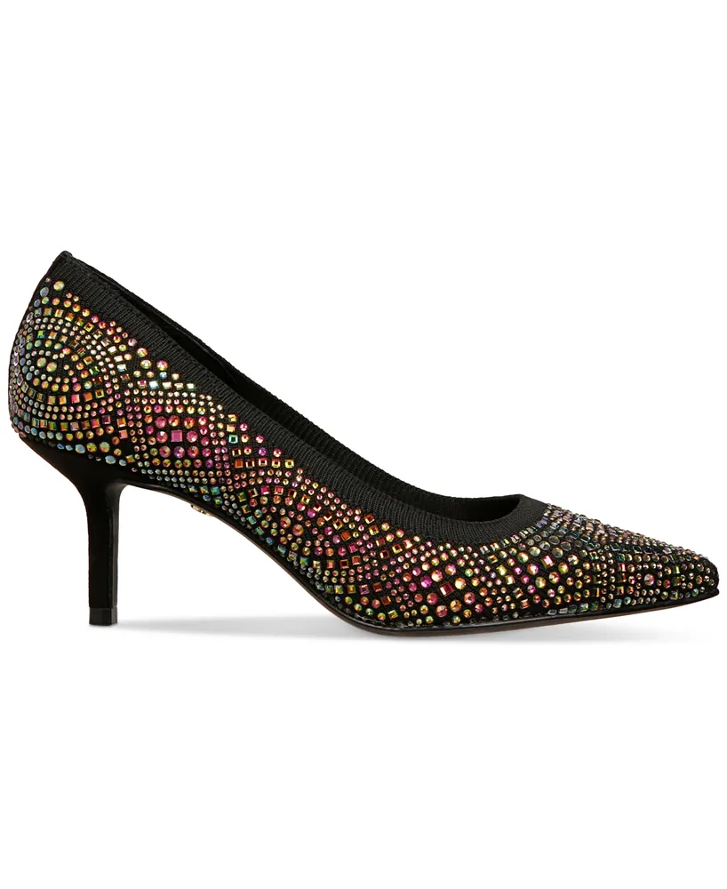 Thalia Sodi Women's Heathere Slip-On Pointed-Toe Mid-Heel Pumps