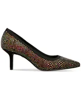 Thalia Sodi Women's Heathere Slip-On Pointed-Toe Mid-Heel Pumps