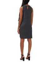 Msk Women's Round-Neck Sleeveless Sweater Dress