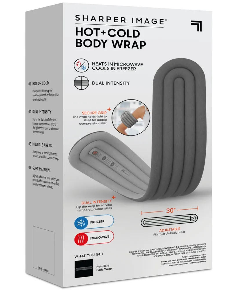 Sharper Image Hot + Cold Dual-Intensity Fabric Body Wrap