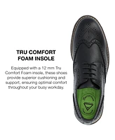 Vance Co. Men's Campbell Tru Comfort Foam Wingtip Lace-Up Derby Shoes