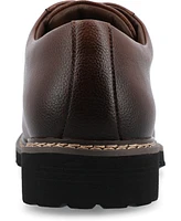 Vance Co. Men's Martin True Comfort Foam Plain Toe Lace-Up Derby Shoes