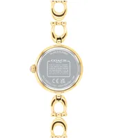 Coach Women's Gracie Gold-Tone Stainless Steel Bangle Bracelet Watch 23mm