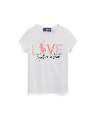 Polo Ralph Lauren Toddler and Little Girls Pony Cotton Jersey T-shirt