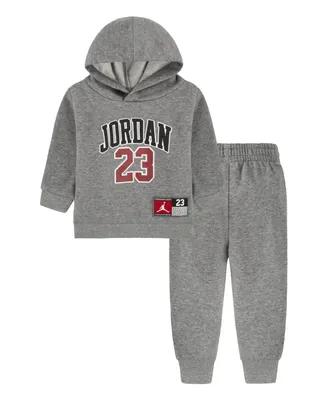 Jordan Baby Boys Jersey Pack Pullover Hoodie and Joggers, 2 Piece Set