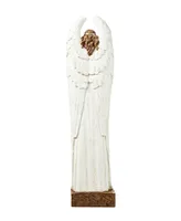 Glitzhome 30.5" H Resin Nativity Angel Figurine