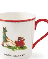 Kit Kemp for Spode Christmas Doodles Special Delivery Mug