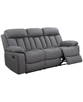 Abbyson Living Fletcher 81.4" Stain-Resistant Polyester Reclining Sofa