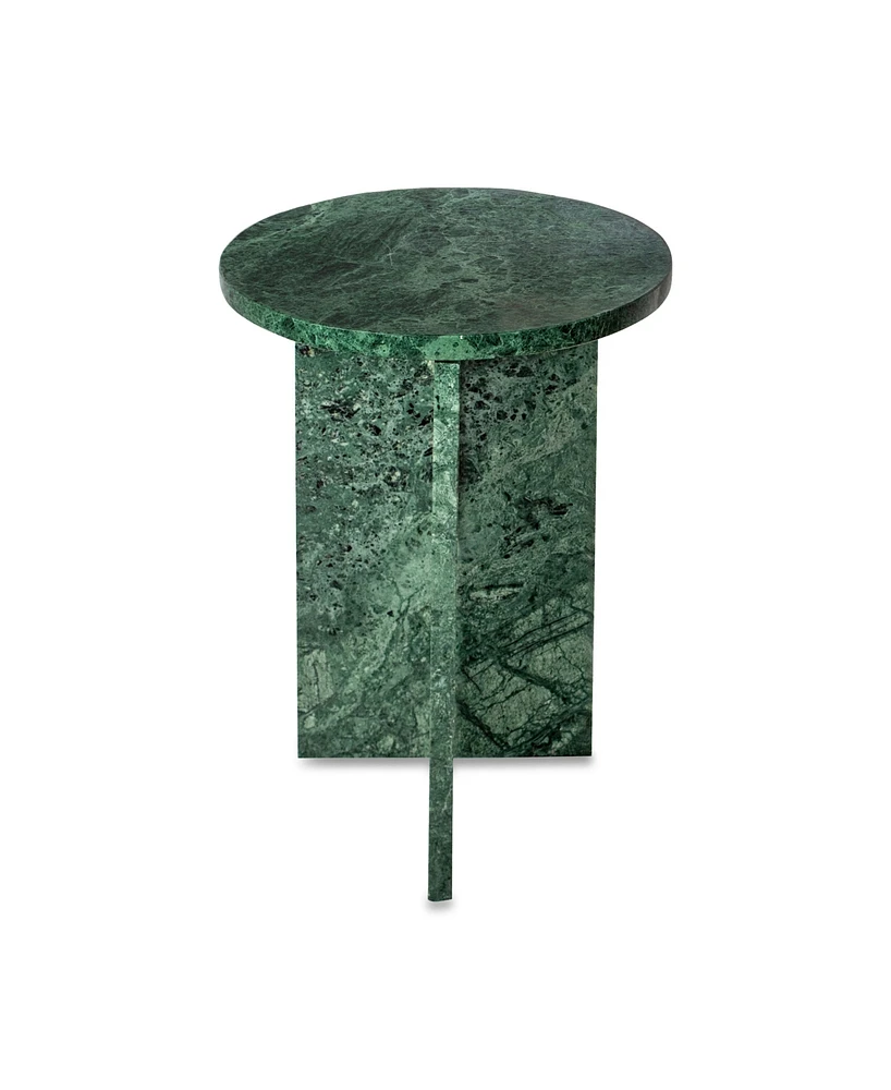 Grace 20" Marble Round Accent Table