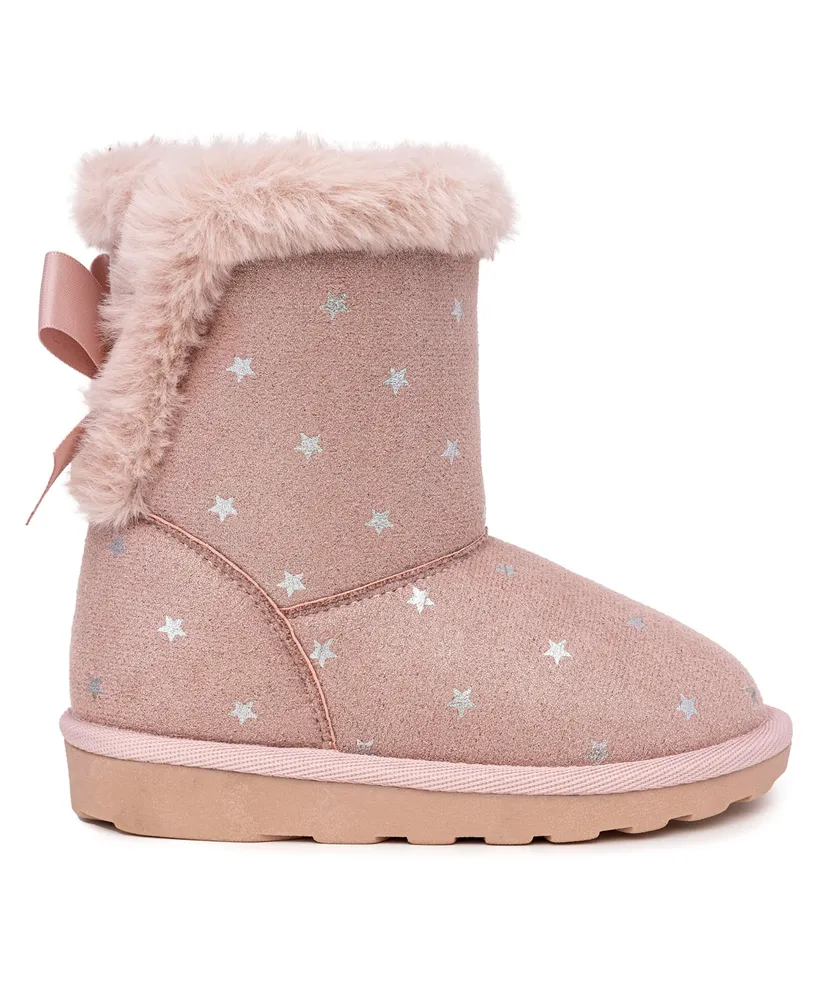 Sugar Toddler Girls Coca Star Detail Cozy Pull-On Boots