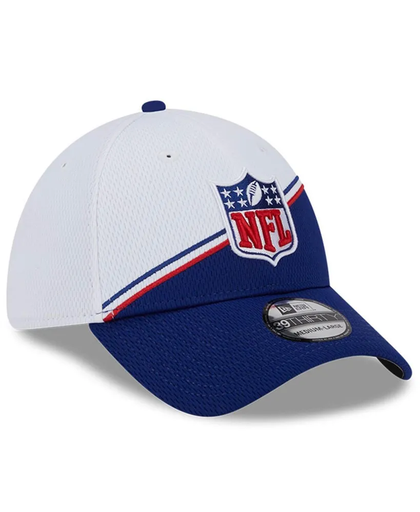 Dallas Cowboys New Era 2023 Sideline 39THIRTY Flex Hat - White/Navy