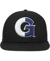 Men's Mitchell & Ness Black Georgetown Hoyas Lifestyle Fitted Hat