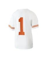 Preschool Boys and Girls Nike White Texas Longhorns Untouchable Replica Football Jersey