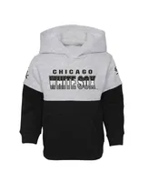 Toddler Boys and Girls Black, Heather Gray Chicago White Sox Two-Piece Playmaker Set
