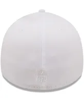 Men's New Era White Washington Commanders Wordmark Iced Ii 39THIRTY Flex Hat