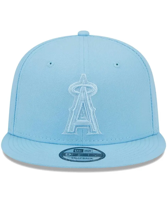 Men's New Era Light Blue/Neon Green Boston Red Sox Spring Basic Two-Tone 9FIFTY Snapback Hat