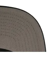 Men's Mitchell & Ness Black Brooklyn Nets Hardwood Classics Soul Double Trouble Lightning Snapback Hat