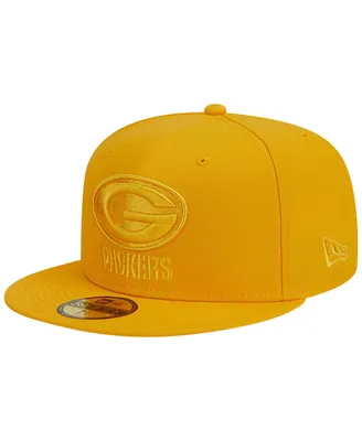 Men's New Era Gold Green Bay Packers Color Pack 59FIFTY Fitted Hat