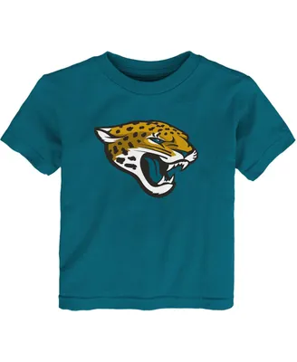 Toddler Boys and Girls Teal Jacksonville Jaguars Primary Logo T-shirt