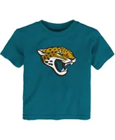 Toddler Boys and Girls Teal Jacksonville Jaguars Primary Logo T-shirt