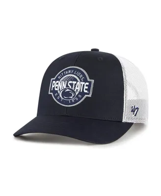 Big Boys and Girls '47 Brand Navy Penn State Nittany Lions Scramble Trucker Adjustable Hat