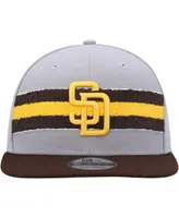 Men's New Era Gray, Brown San Diego Padres Band 9FIFTY Snapback Hat