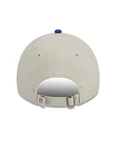 Men's New Era Cream, Royal Buffalo Bills 2023 Sideline Historic 9TWENTY Adjustable Hat