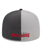 Men's New Era Gray, Black Tampa Bay Buccaneers 2023 Sideline 59FIFTY Fitted Hat