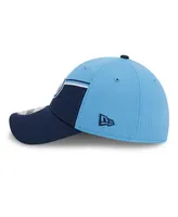 Men's New Era Light Blue, Navy Tennessee Titans 2023 Sideline 39THIRTY Flex Hat