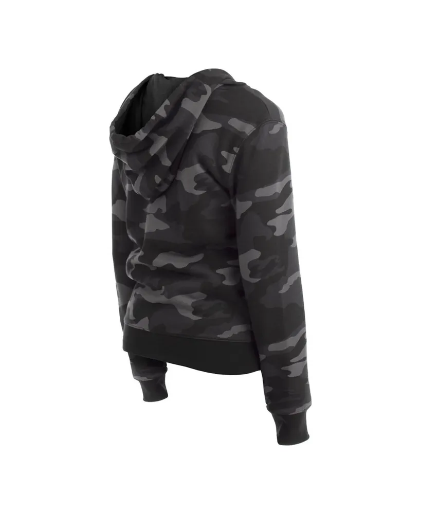 Women's New Era Black Buffalo Bills Camo Full-Zip Hoodie