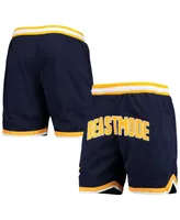 Men's Royal, Yellow Beast Mode Varsity Basketball Shorts