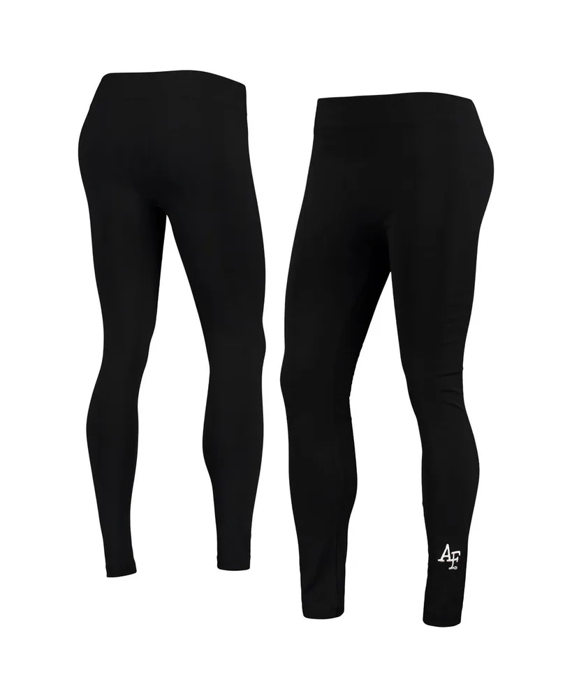 Women's ZooZatz Black Air Force Falcons Fleece-Lined Leggings