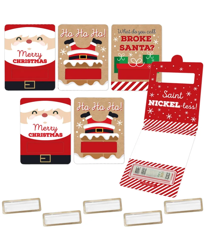 Large Santa Christmas Tag Template