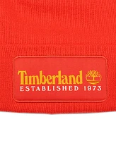 Timberland Men's Established 1973 Logo Patch Beanie