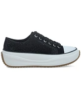 Wild Pair Highfive Bling Lace-Up Low-Top Sneakers, Created for Macy's