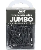 Jam Paper Colorful Jumbo Paper Clips - Large 2" - Paperclips - 75 Per Pack