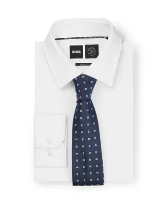 Boss by Hugo Boss Men's Silk-Blend Micro Pattern Tie