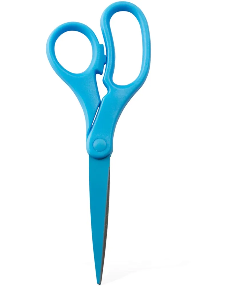 Jam Paper Multi-Purpose Precision Scissors - 8" - Ergonomic Handle Stainless Steel Blades - Sold Individually