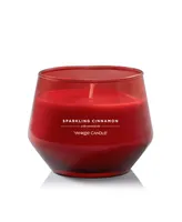 Yankee Candle Cinnamon Studio Collection Glass Candle Sparkling, 10 oz