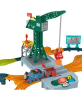 Fisher Price Thomas and Friends Talking Cranky Delivery Train Set with Songs Sounds and Phrases for Kids - Multi