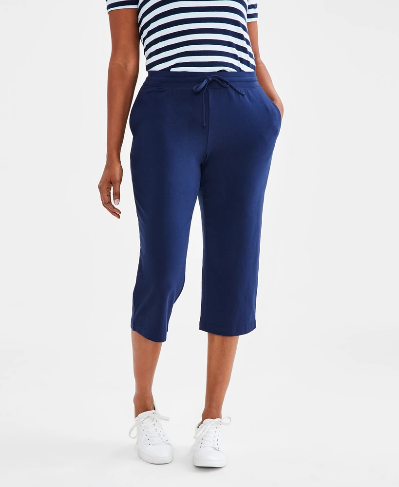 Style & Co Women's Mid Rise Capri Sweatpants