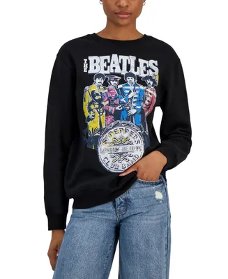 Love Tribe Juniors' The Beatles Sgt. Peppers Graphic Print Sweatshirt