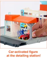 Matchbox Cars Playsets, Super Clean Carwash with 1 Matchbox Car - Multi