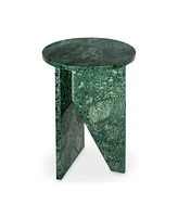 Grace 20" Marble Round Accent Table