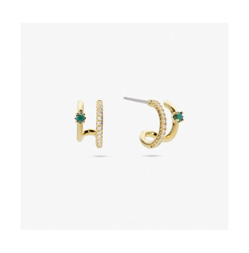 Ana Luisa Double Hoop Earrings - Percy