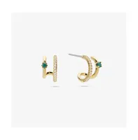 Ana Luisa Double Hoop Earrings - Percy