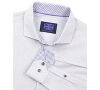 Michelsons of London Men's Regular-Fit Fine Stripe Dress Shirt