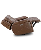 Hansley 2-Pc. Zero Gravity Power Recliner Leather Sofa, Created for Macy's