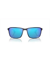 Ray-Ban Unisex Polarized Sunglasses, Mirror RB3721CH